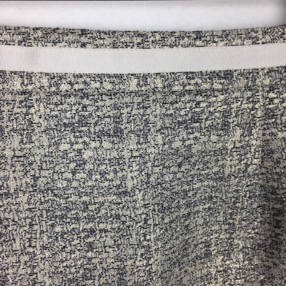 Boden Gray Metalic Pencil Skirt size 2 - Picture 3 of 7